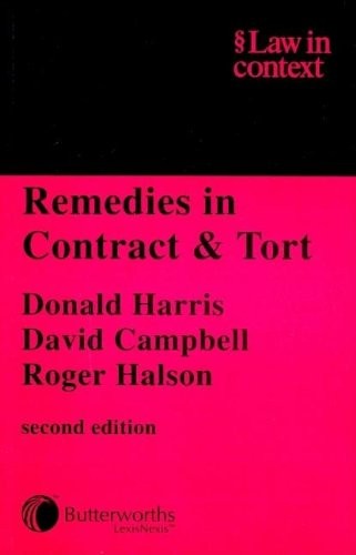 Remedies in Contract and Tort