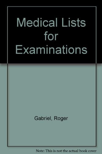 Medical Lists for Examinations