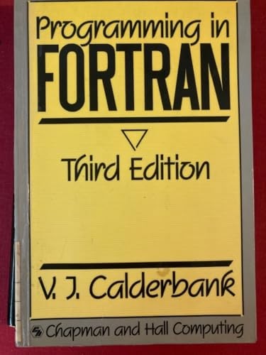 Programming in Fortran