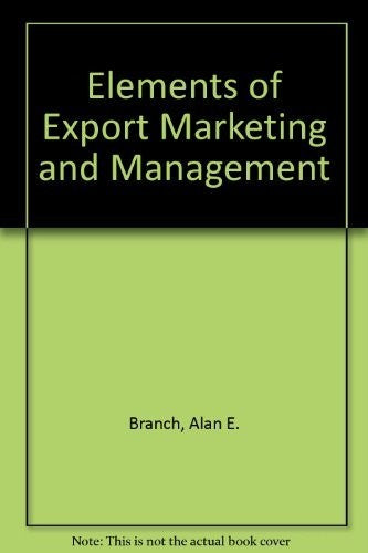 Elements of Export Marketing and Management
