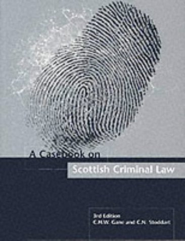 Casebook on Scottish Criminal Law