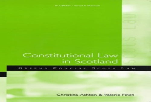 Constitutional Law in Scotland