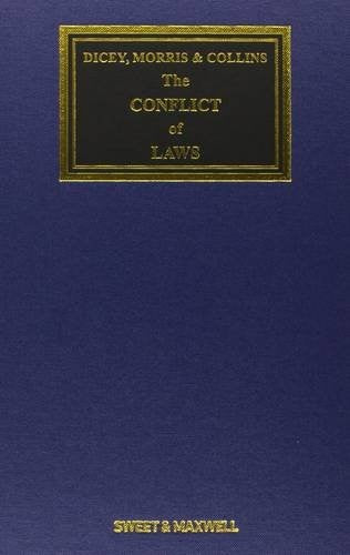 Dicey, Morris & Collins on the Conflict of Laws