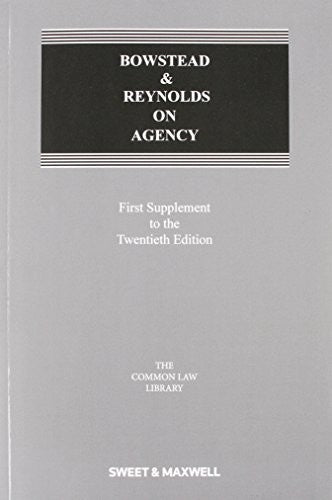 Bowstead and Reynolds on Agency