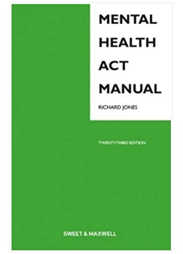 Mental Health Act Manual