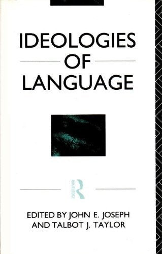 Ideologies of Language