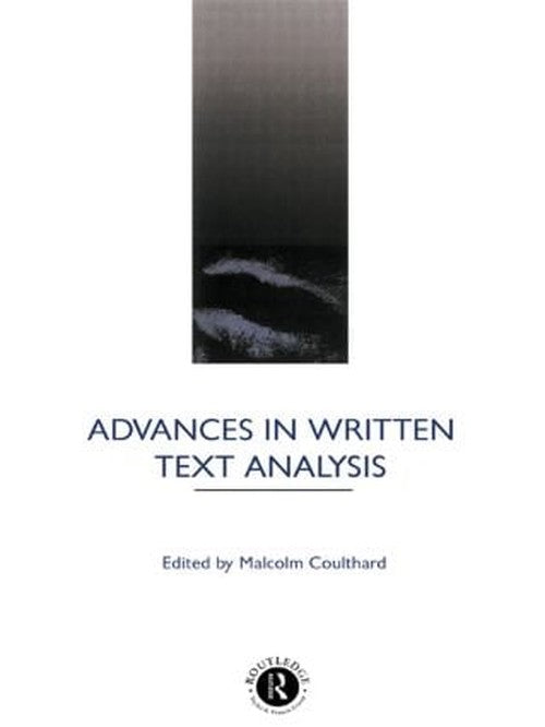 Advances in Written Text Analysis