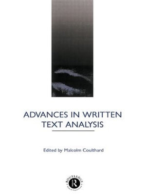 Advances in Written Text Analysis