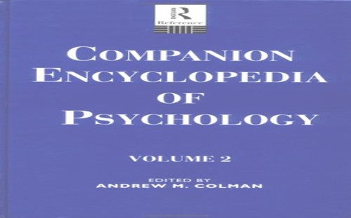 Comp Ency Psychology V 2