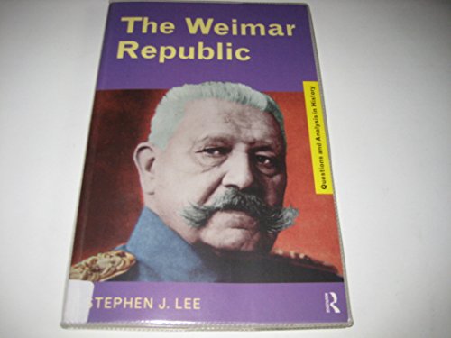 The Weimar Republic