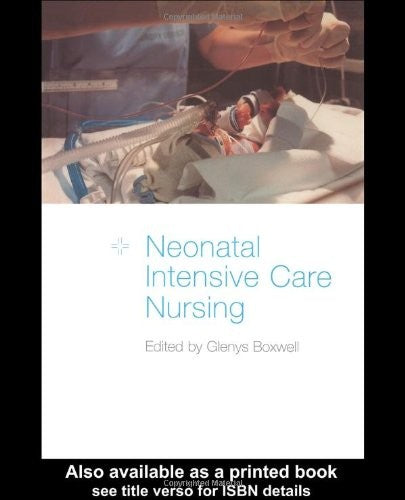 Neonatal Intensive Care Nursing