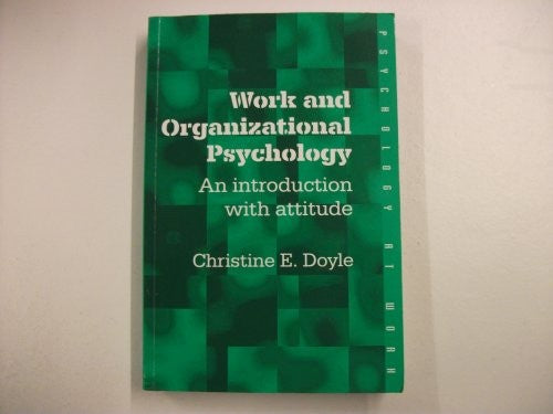 Work and Organizational Psychology