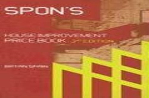 Spon's House Improvement Price Book, Third Edition