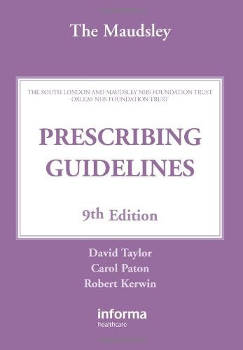 The Maudsley Prescribing Guidelines