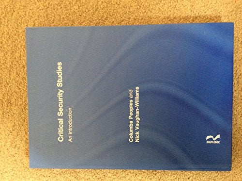 Critical Security Studies