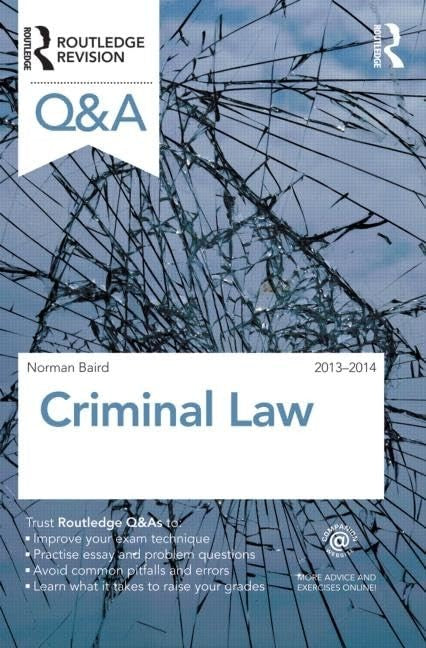 Q&A Criminal Law 2013-2014