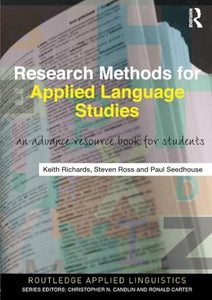 Research Methods for Applied Language Studies 