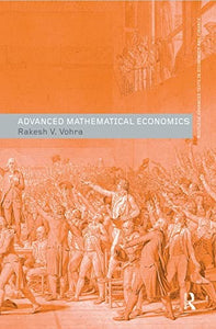 Advanced Mathematical Economics 