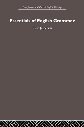 Essentials of English Grammar