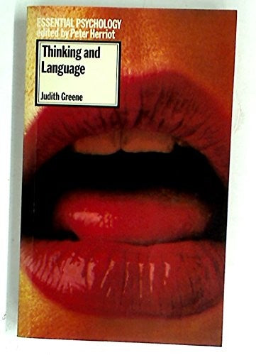 Thinking and Language
