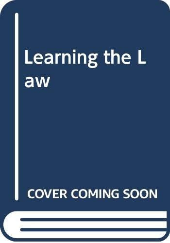 Learning the Law
