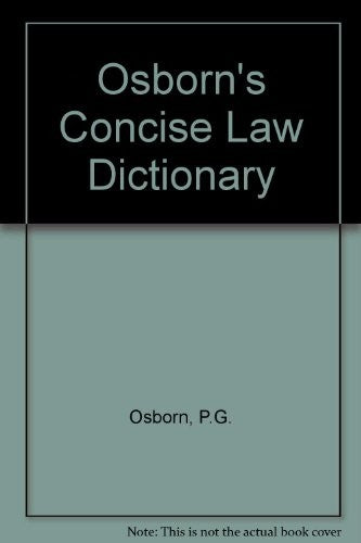 Osborn's Concise Law Dictionary