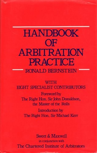 Handbook of Arbitration Practice