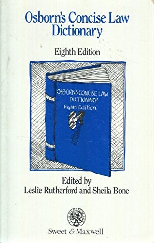 Osborn's Concise Law Dictionary
