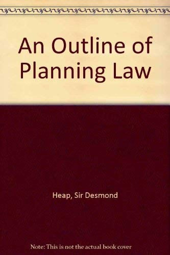 An Outline of Planning Law