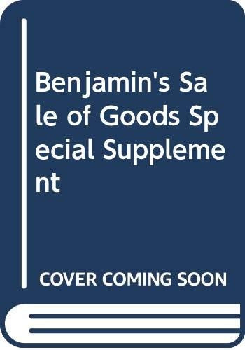 Benjamin's Sale of Goods