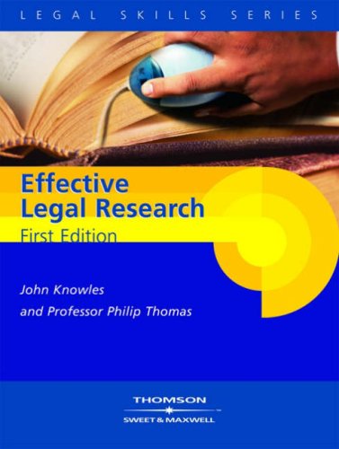 Effective Legal Research