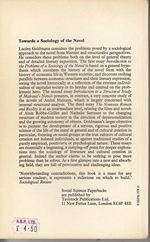 Towards a Sociology of the Novel