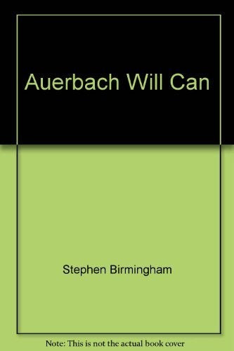 Auerbach Will Can