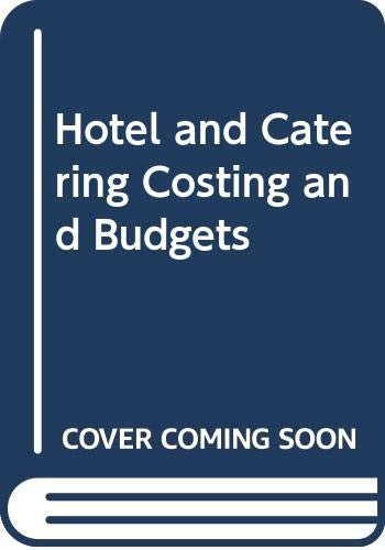 Hotel and Catering Costing and Budgets