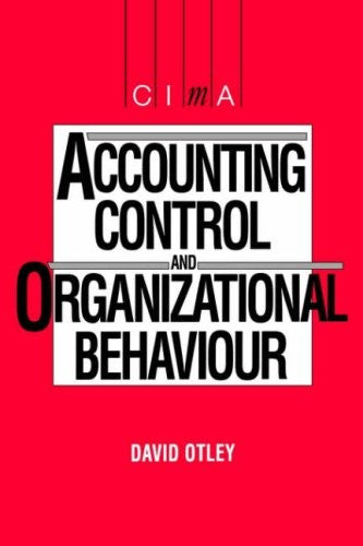 Accounting Control and Organisational Behaviour