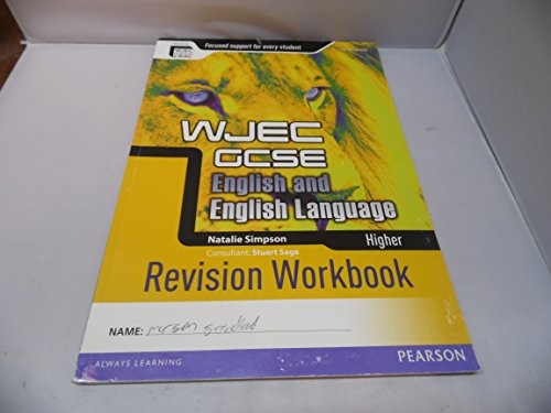WJEC GCSE English and English Language Higher Revision Workbook