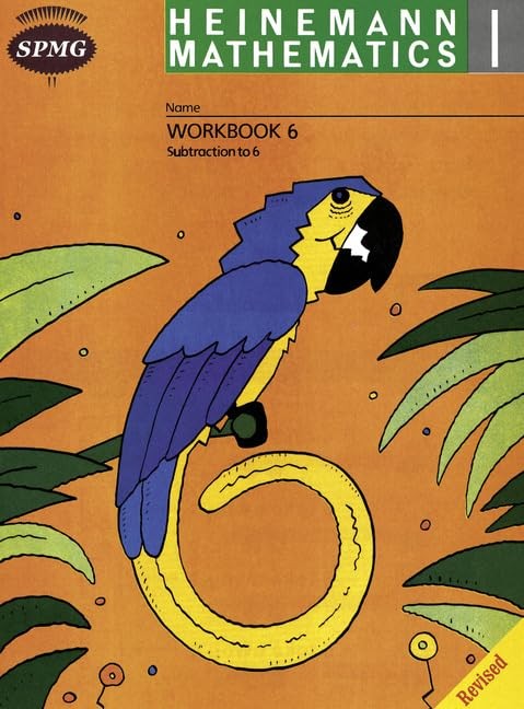 Heinemann Math 1 Workbook 6: Subtraction to 6