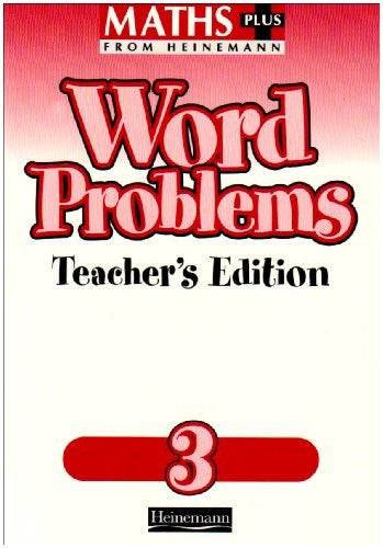 Maths Plus Word Problems 3: Teacher's Book