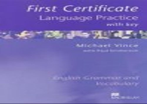 First Cert Lang Prac With Key 2nd