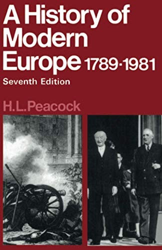Hist Modern Europe 1789-1981