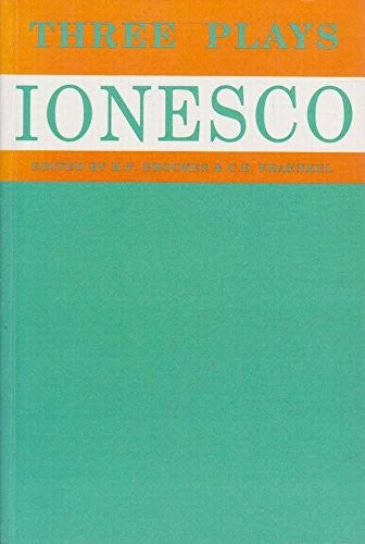 Ionesco: Three Plays
