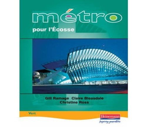 Metro pour L'Ecosse Vert Student Book