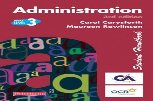 S/NVQ Administration Level 3 Student Handbook