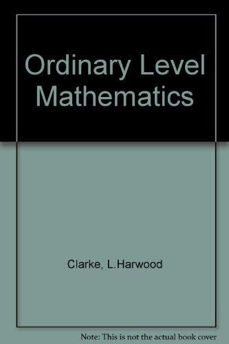 Ordinary Level Mathematics