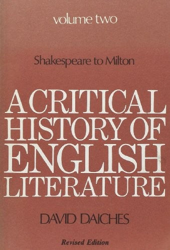 A Critical History of English Literature