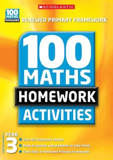 100 Maths Homework Activities for Year 3