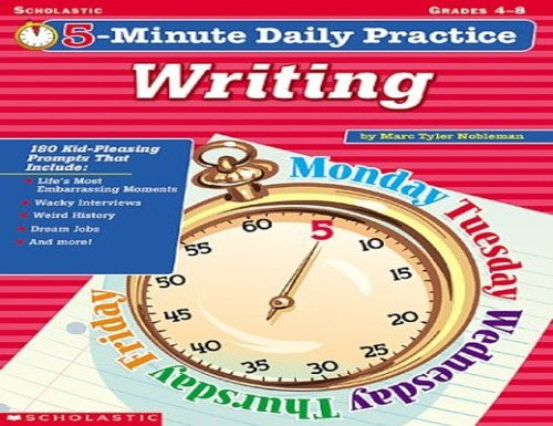 5-Minute Daily Practice: Writing (Grades 4-8)