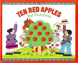 ten red apples