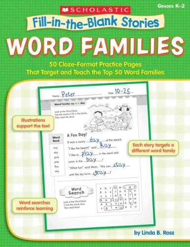 Fill-In-The-Blank Stories: Word Families