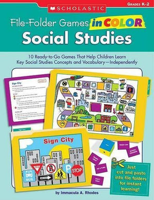 File-Folder Games in Color: Social Studies
